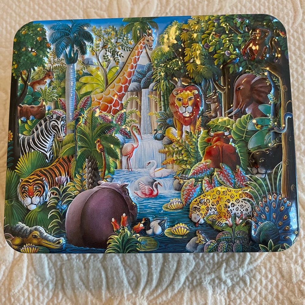 Churchill Brand Tin, 1990's, Jungle Land